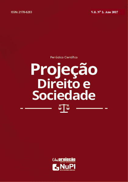 					Visualizar v. 8 n. 2 (2017): Revista Projeção Direito e Sociedade
				